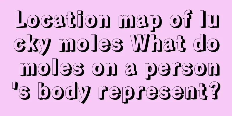 Location map of lucky moles What do moles on a person's body represent?
