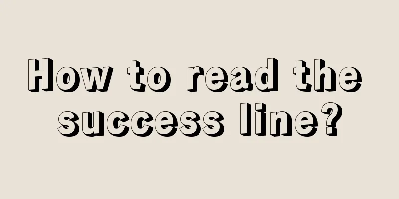 How to read the success line?