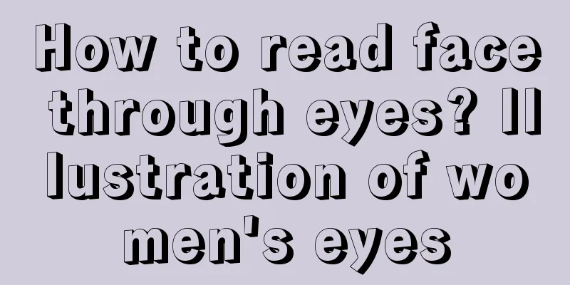 How to read face through eyes? Illustration of women's eyes