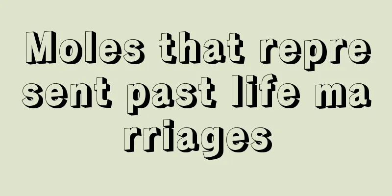 Moles that represent past life marriages