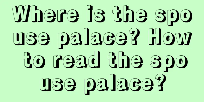 Where is the spouse palace? How to read the spouse palace?