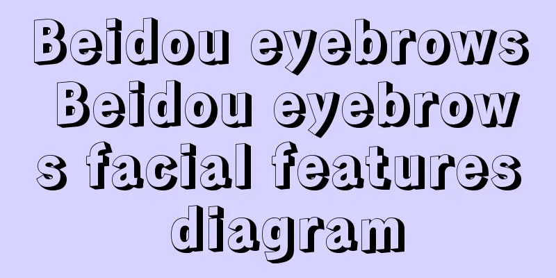 Beidou eyebrows Beidou eyebrows facial features diagram