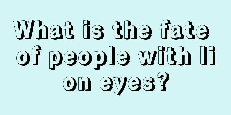 What is the fate of people with lion eyes?