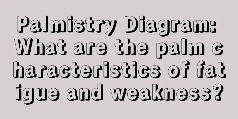 Palmistry Diagram: What are the palm characteristics of fatigue and weakness?