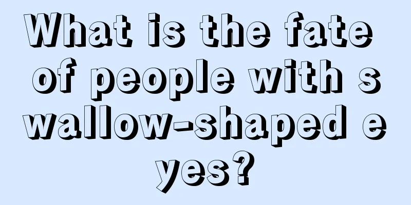 What is the fate of people with swallow-shaped eyes?