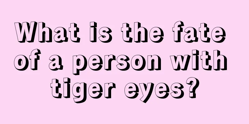 What is the fate of a person with tiger eyes?