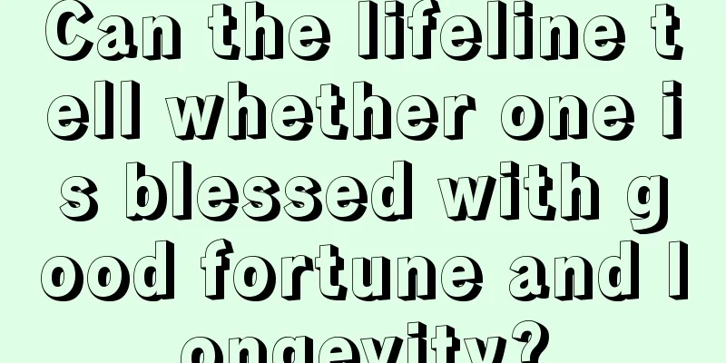 Can the lifeline tell whether one is blessed with good fortune and longevity?