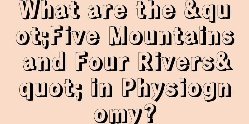 What are the "Five Mountains and Four Rivers" in Physiognomy?