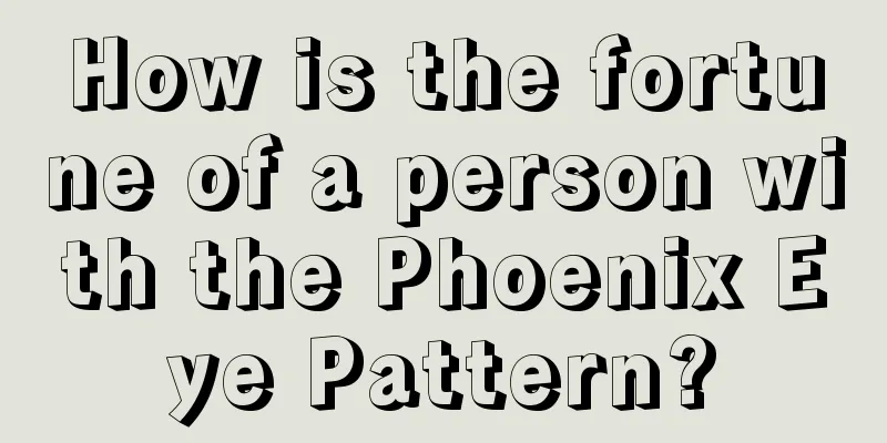 How is the fortune of a person with the Phoenix Eye Pattern?