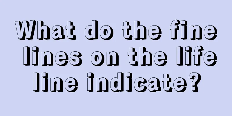 What do the fine lines on the lifeline indicate?