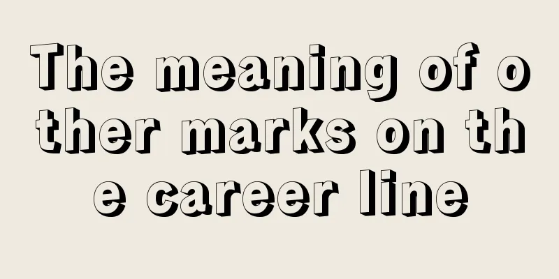 The meaning of other marks on the career line