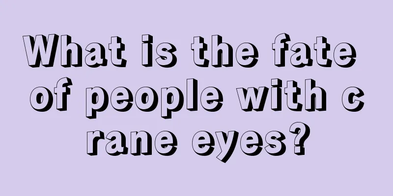 What is the fate of people with crane eyes?