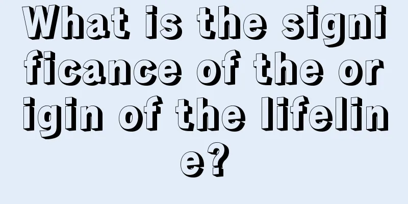 What is the significance of the origin of the lifeline?