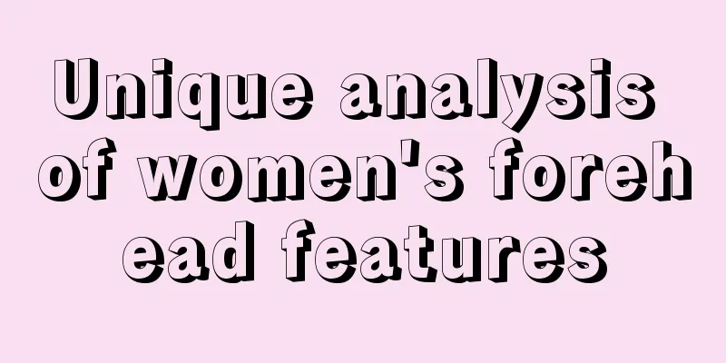 Unique analysis of women's forehead features