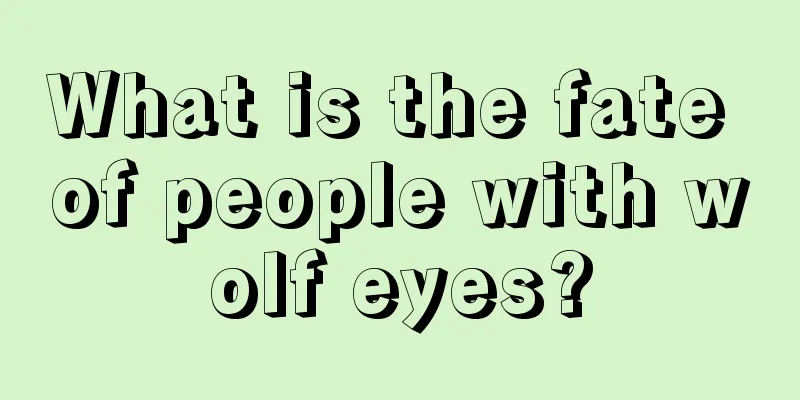 What is the fate of people with wolf eyes?