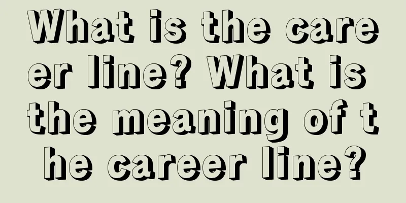 What is the career line? What is the meaning of the career line?