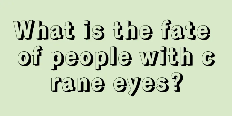 What is the fate of people with crane eyes?