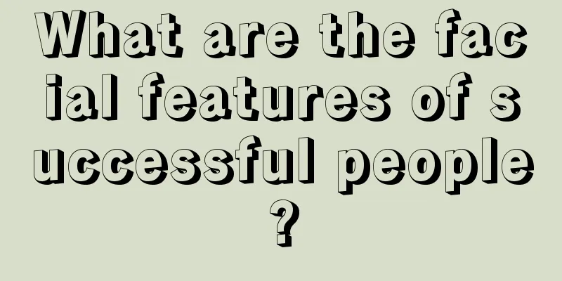 What are the facial features of successful people?