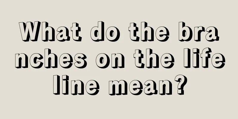 What do the branches on the lifeline mean?
