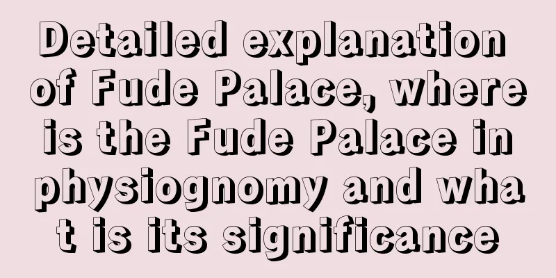 Detailed explanation of Fude Palace, where is the Fude Palace in physiognomy and what is its significance