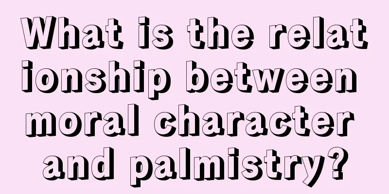 What is the relationship between moral character and palmistry?