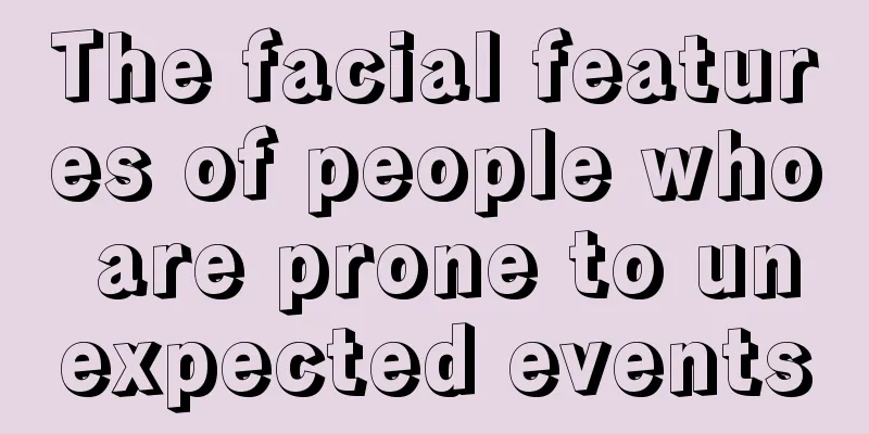 The facial features of people who are prone to unexpected events