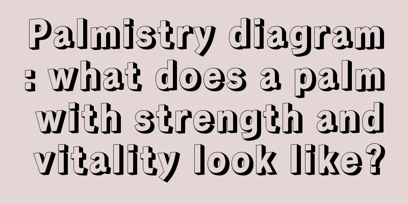 Palmistry diagram: what does a palm with strength and vitality look like?