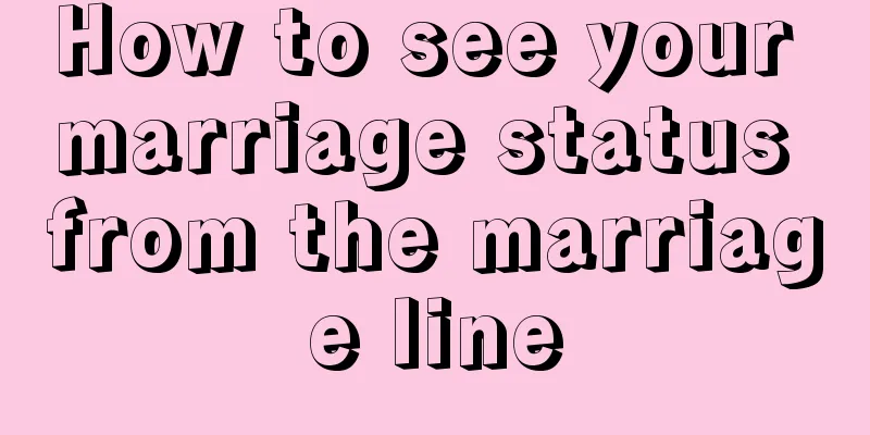 How to see your marriage status from the marriage line