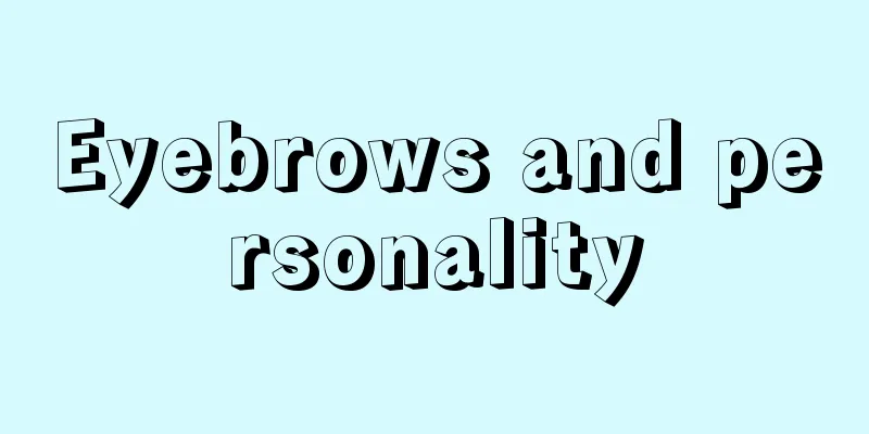 Eyebrows and personality
