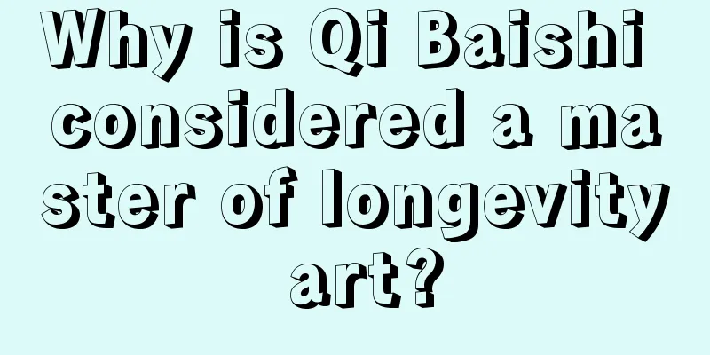 Why is Qi Baishi considered a master of longevity art?
