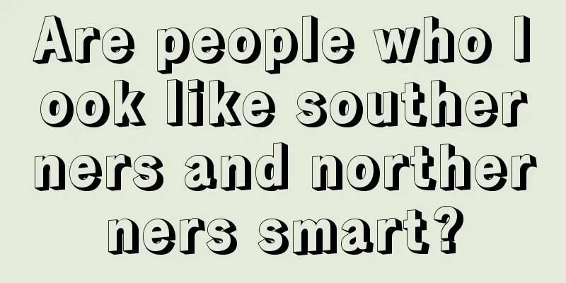 Are people who look like southerners and northerners smart?