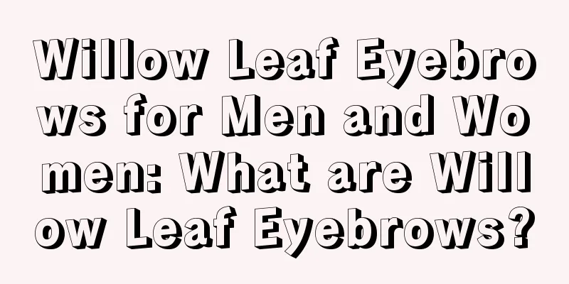 Willow Leaf Eyebrows for Men and Women: What are Willow Leaf Eyebrows?
