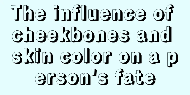 The influence of cheekbones and skin color on a person's fate