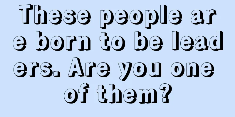 These people are born to be leaders. Are you one of them?