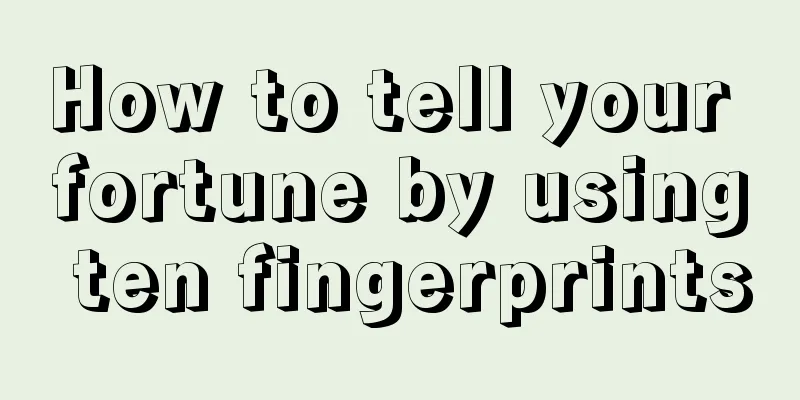 How to tell your fortune by using ten fingerprints