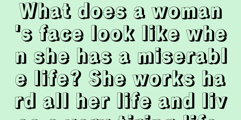 What does a woman's face look like when she has a miserable life? She works hard all her life and lives a very tiring life.