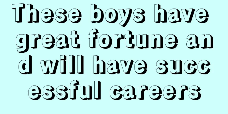 These boys have great fortune and will have successful careers