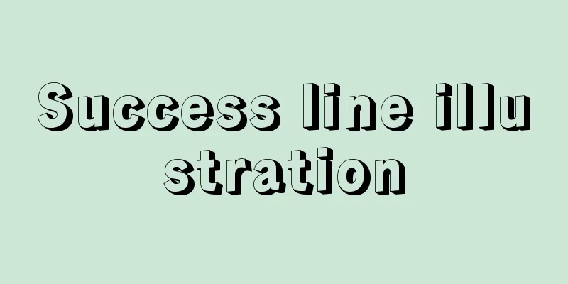 Success line illustration