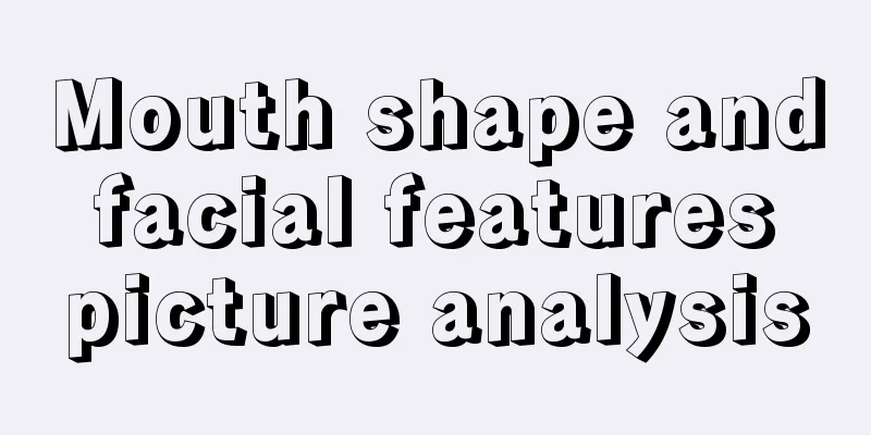 Mouth shape and facial features picture analysis