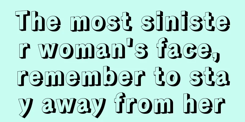 The most sinister woman's face, remember to stay away from her