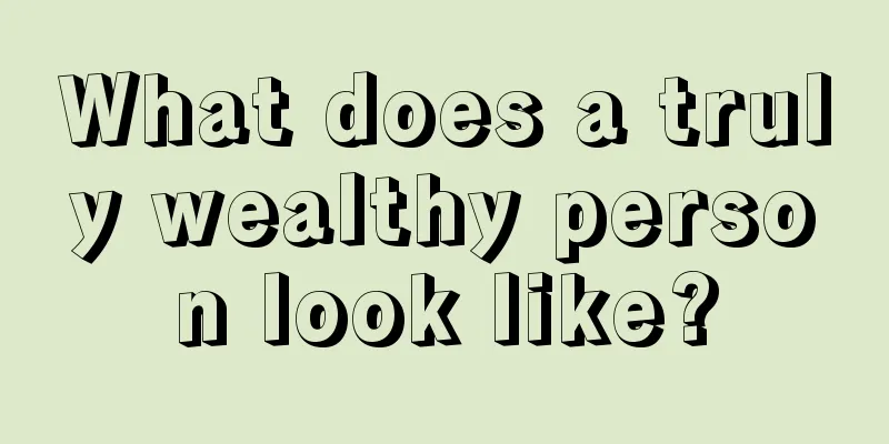 What does a truly wealthy person look like?