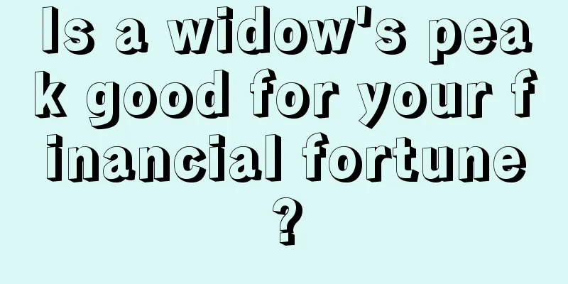 Is a widow's peak good for your financial fortune?