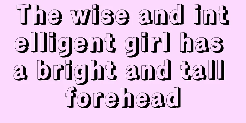 The wise and intelligent girl has a bright and tall forehead