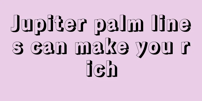 Jupiter palm lines can make you rich