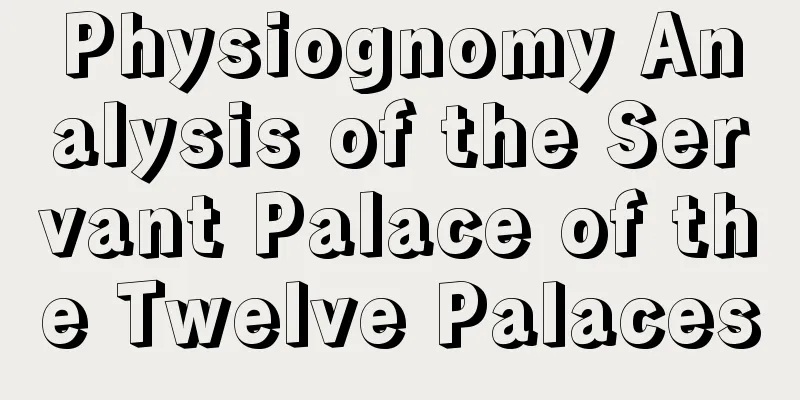 Physiognomy Analysis of the Servant Palace of the Twelve Palaces