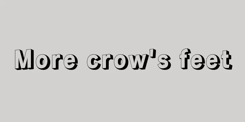 More crow's feet
