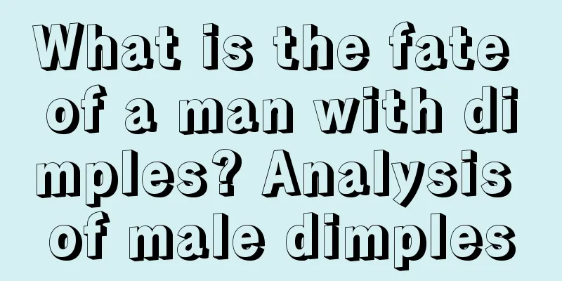 What is the fate of a man with dimples? Analysis of male dimples