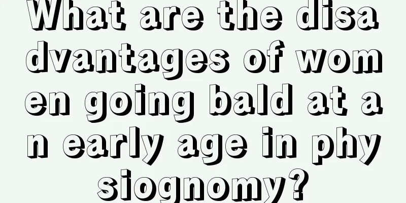 What are the disadvantages of women going bald at an early age in physiognomy?