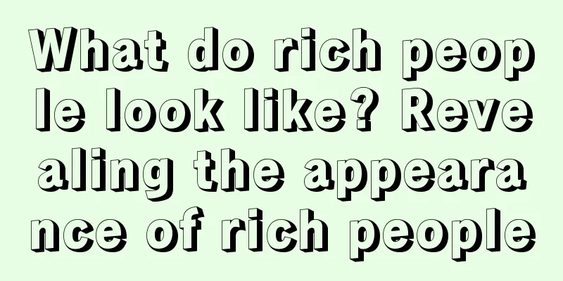 What do rich people look like? Revealing the appearance of rich people