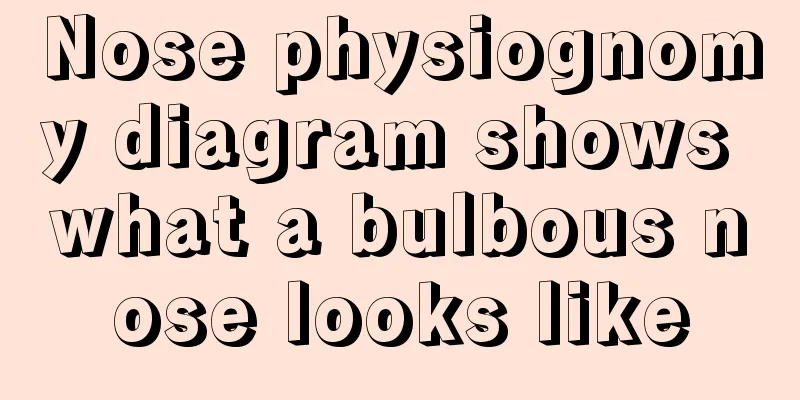 Nose physiognomy diagram shows what a bulbous nose looks like